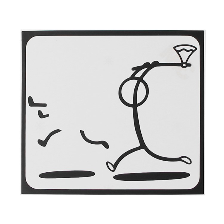 HAT PRINCE Creative Decal Sticker for MacBook 13.3" 15.4" (Medium Size) - Fighting Men-2