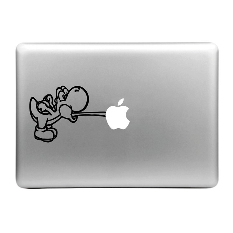 HAT PRINCE Creative Decal Sticker for MacBook 13.3" 15.4" (Medium Size) - Yoshi Tongue-1