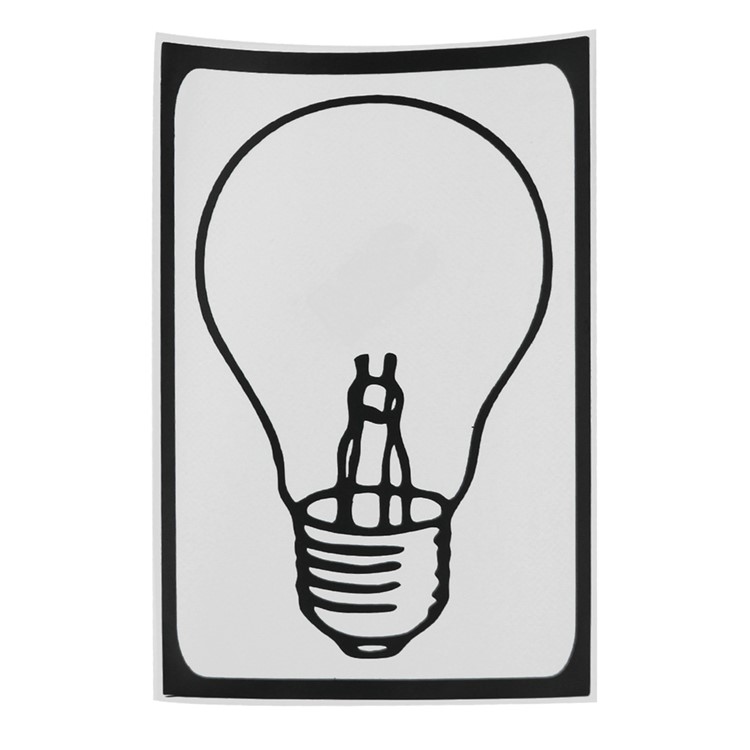 HAT PRINCE Creative Decal Sticker for MacBook 11.6" 12" 13.3" 15.4" - Two Man in the Light Bulb-2