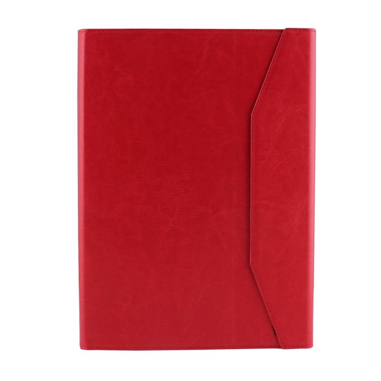 For iPad Air 2 Removable Bluetooth Keyboard + Leather Cover w/ Stand - Red-2