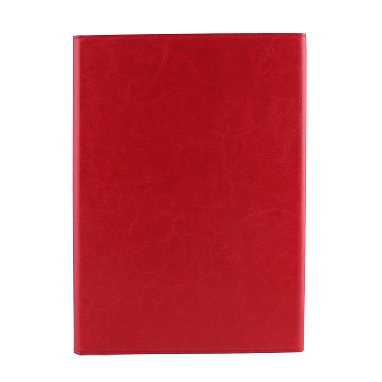 For iPad Air 2 Removable Bluetooth Keyboard + Leather Cover w/ Stand - Red-3