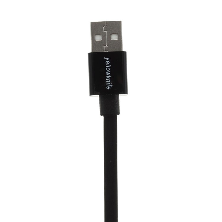 YELLOWKNIFE MFi Certified IOS8 1M Lightning 8pin Charge Sync Cable for iPhone 6 Plus / 6 / 5s / 5 / 5c iPad iPod - Black-3