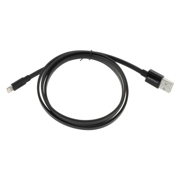 YELLOWKNIFE MFi Certified IOS8 1M Lightning 8pin Charge Sync Cable for iPhone 6 Plus / 6 / 5s / 5 / 5c iPad iPod - Black-6