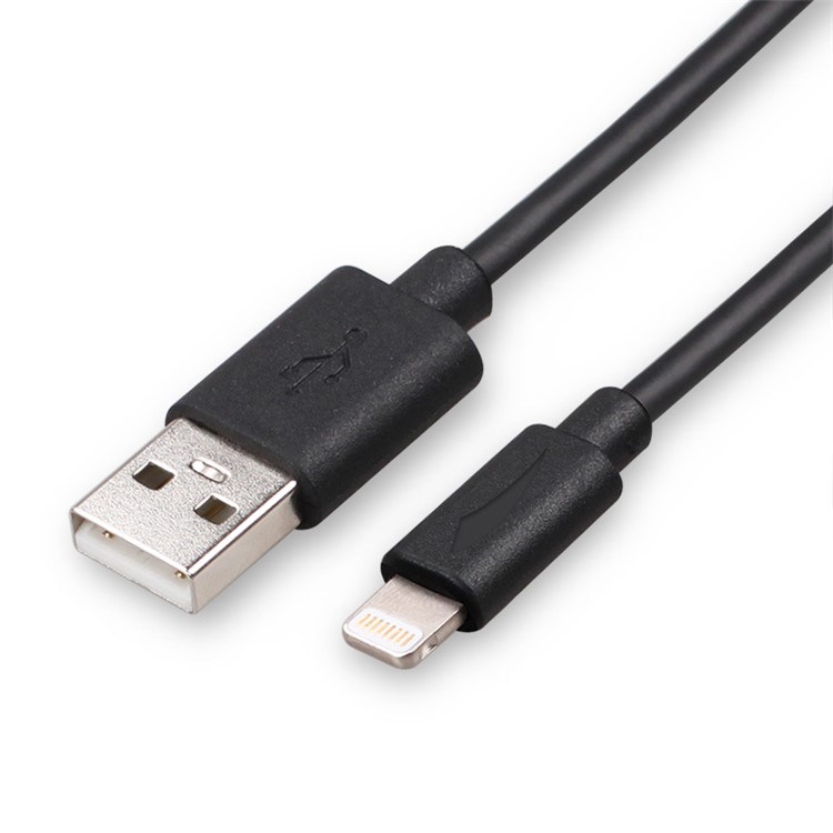YELLOWKNIFE MFi Certified 1.5M Coiled Lightning 8pin USB Data Charging Cable for iPhone iPad - Black-3