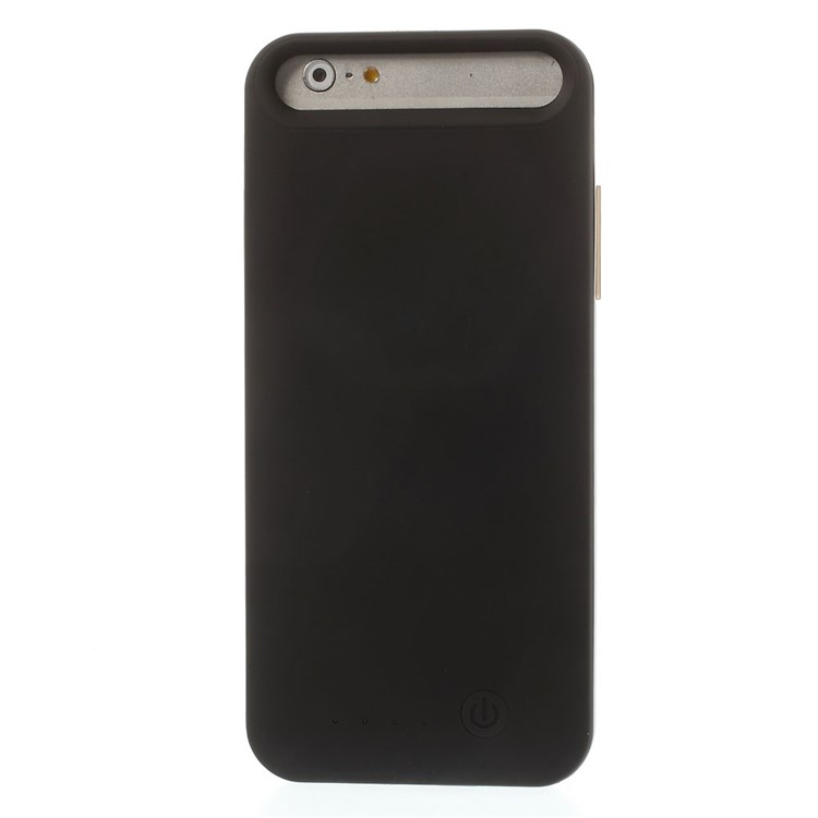 IFANS MFI Certified for iPhone 6 6s External Battery Case 3100mAh w/ Extra Bumper - Black / Grey-2