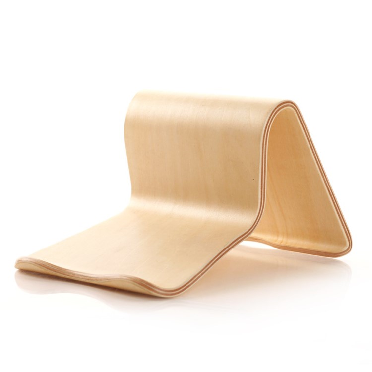 SAMDI soporte de madera de doble uso para iPhone iPad Samsung HTC LG - amarillo-2
