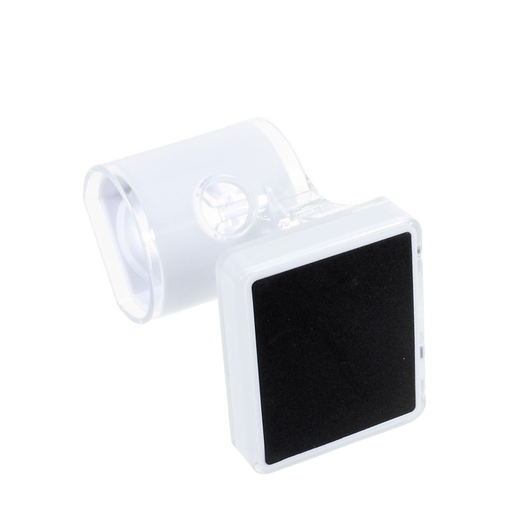 Suporte de suporte de carregamento magnético plástico de duas cores para relógio de maçã - branco-4