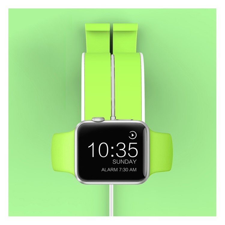 LOCA Mobius Charging Mount Holder for Apple Watch iPhone iPad Mobile Phone Tablet - Green-5