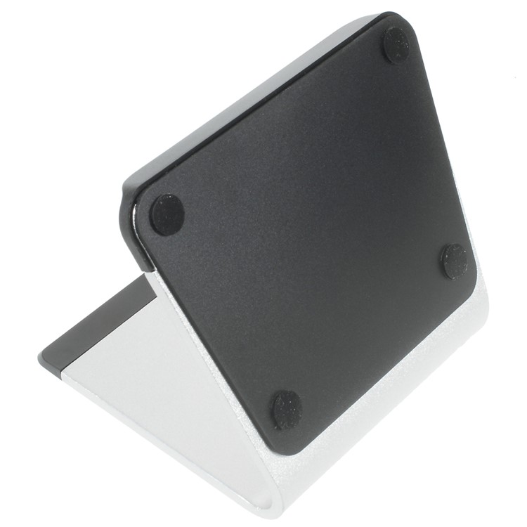 V-shaped Aluminum Alloy Desktop Stand for iPad Air 2 / mini 4 iPhone Samsung Tablet Mobile Phone-3
