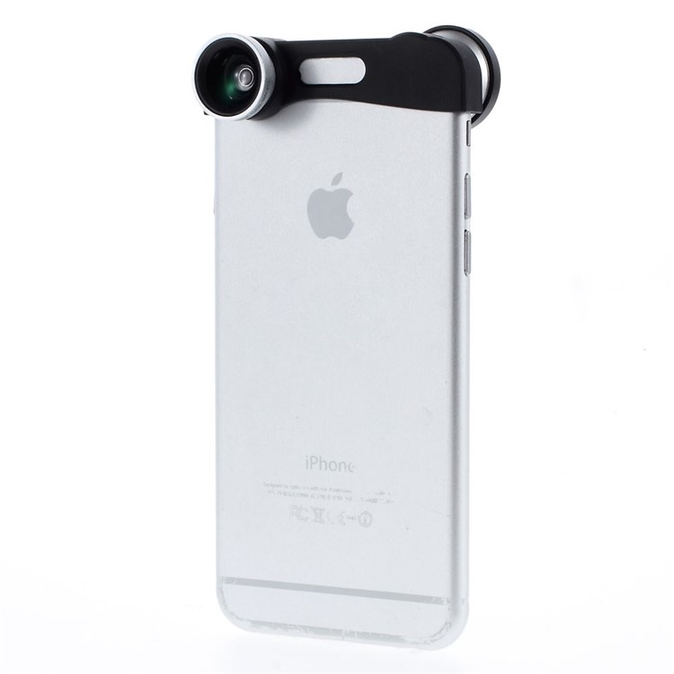 3 in 1 Fisheye + Wide Angle + Macro Camera Lens Kit for iPhone 6 4.7-inch - Silver-1