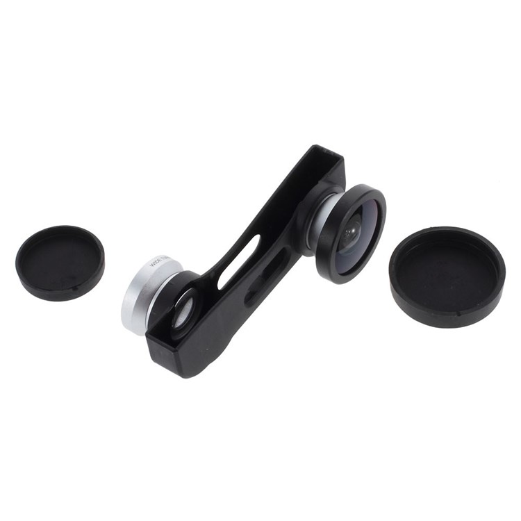 3 in 1 Fisheye + Wide Angle + Macro Camera Lens Kit for iPhone 6 4.7-inch - Silver-7