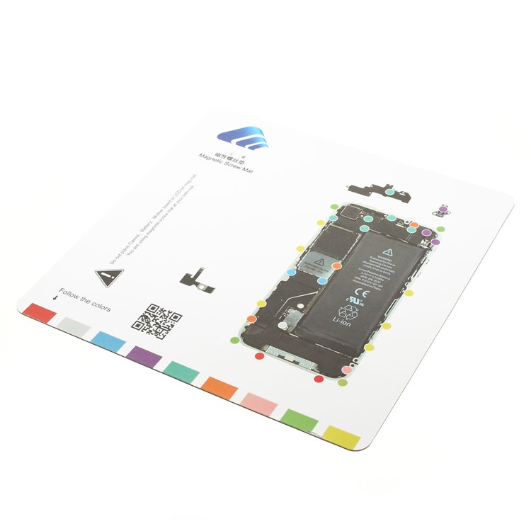 2mm Professional Magnetic Pad Screw Keeper Mat for iPhone 4, Size: 20 x 20cm-1