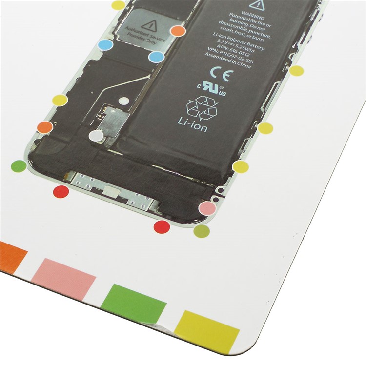 2mm Professional Magnetic Pad Screw Keeper Mat for iPhone 4, Size: 20 x 20cm-3