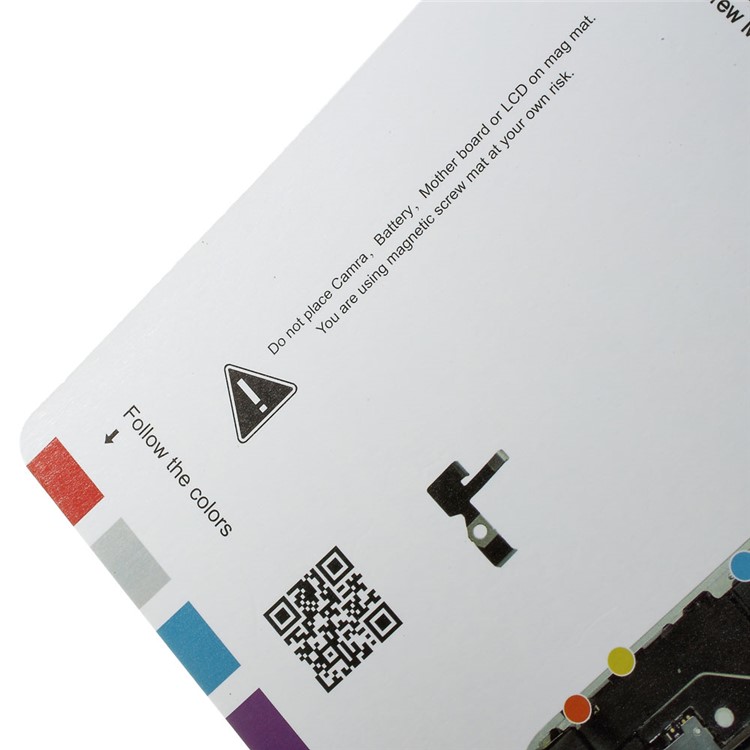2mm Professional Magnetic Pad Screw Keeper Mat for iPhone 4, Size: 20 x 20cm-4