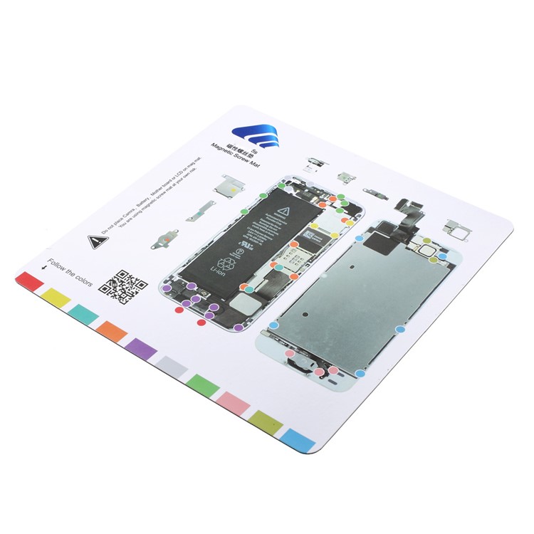 Professional Magnetic Screw Keeper Mat for iPhone 5s-1