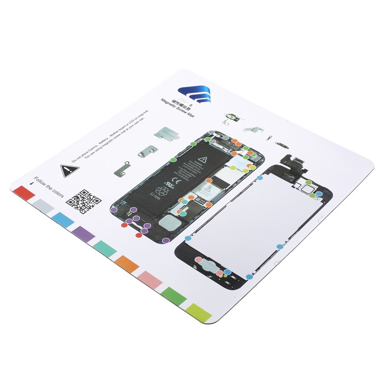 For iPhone 5 Professional Magnetic Screw Keeper Mat Helping Repair Tool-1