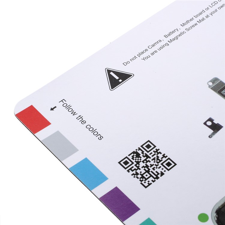For iPhone 4s Professional Magnetic Screw Keeper Mat Helping Repair Tool-3