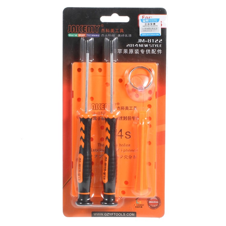 JAKEMY JM-8122 Repair Open Tools Screwdriver Set for iPhone SE 5s 5 4 4s-6