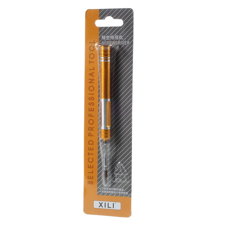 XILI 0.6 x 40mm Triangle Screwdriver Repair Tool for Apple Watch - Orange-5