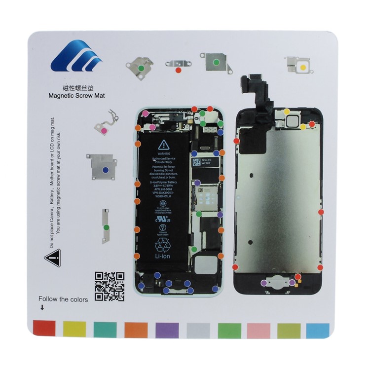 Professional Magnetic Screw Keeper Mat for iPhone 5c-1