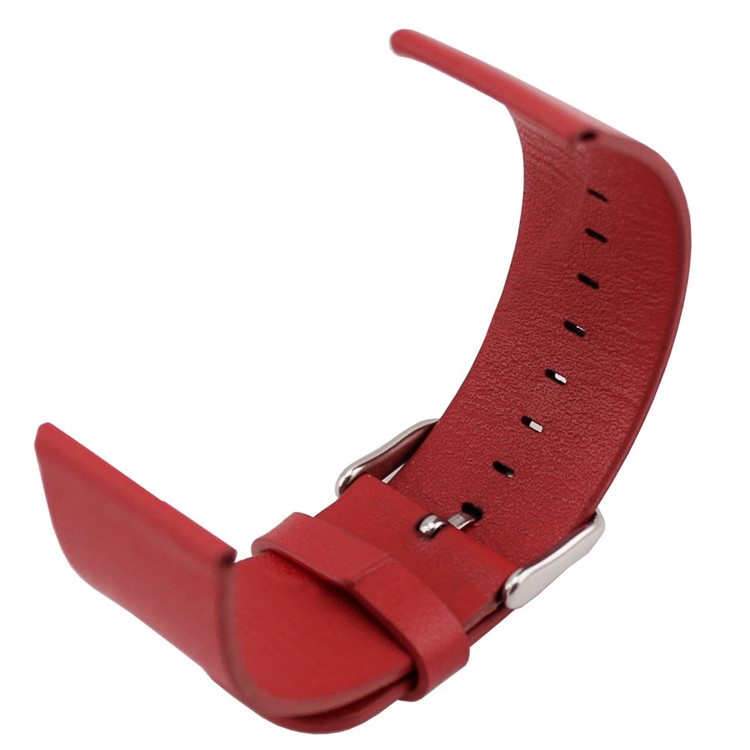 Classic Buckle Genuine Leather Wristband for Apple Watch Series 4 44mm / Series 3 / 2 / 1 42mm - Red-2