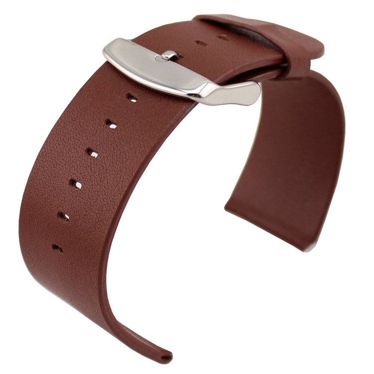 Classic Buckle Genuine Leather Watch Strap for Apple Watch 42mm Series 3 / 2 / 1 - Brown-3
