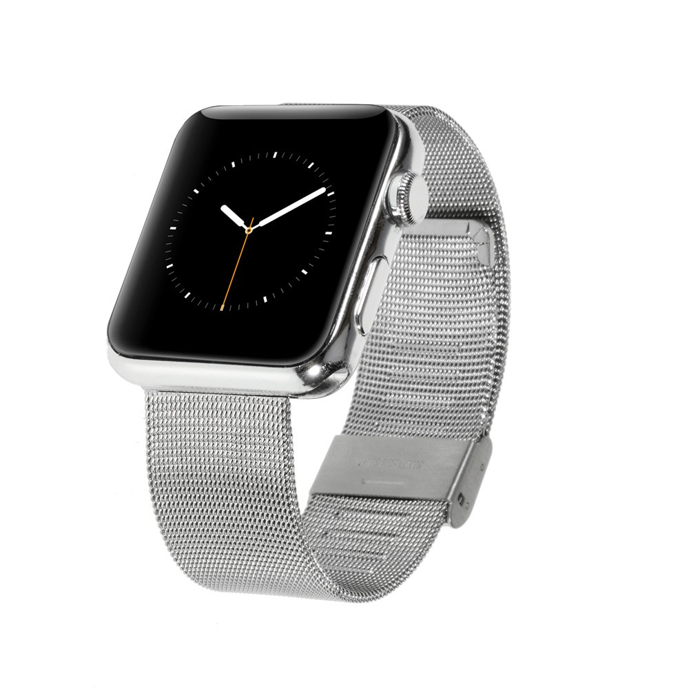 Metal Wristband Watch Band for Apple Watch 38mm Series 3 Series 2 Series 1 - Silver Color-2
