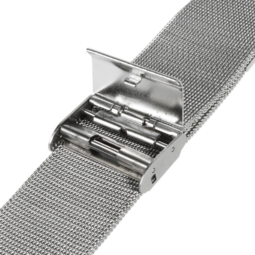 Metal Wristband Watch Band for Apple Watch 38mm Series 3 Series 2 Series 1 - Silver Color-4