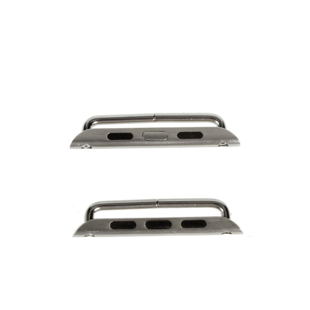Boucle Métallique De Remplacement De L'essieu Connecteur Pour Apple Watch Série 3 Série 2 Série 1 38mm - Couleur Argent-2