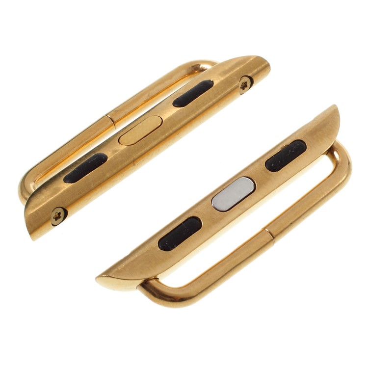 Replacement Metal Band Axle Connector Clasp for Apple Watch Series 3 Series 2 Series 1 38mm - Gold Color-3