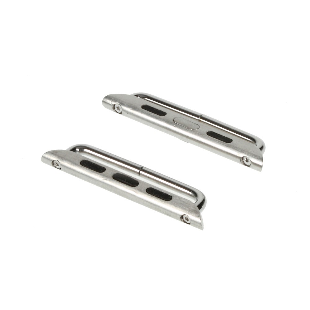 Replacement Metal Band Axle Connector Clasp for Apple Watch 42mm Series 3 Series 1 Series 2 - Silver Color-1
