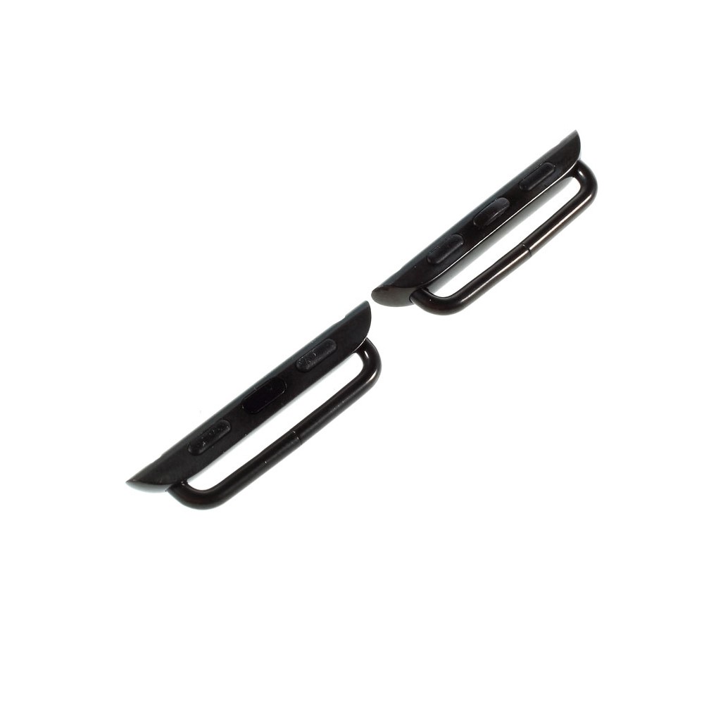 Replacement Metal Band Axle Connector Clasp for Apple Watch 42mm Series 3 Series 2 Series 1 - Black-1