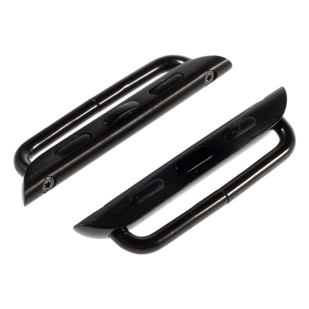 Replacement Metal Band Axle Connector Clasp for Apple Watch 42mm Series 3 Series 2 Series 1 - Black-3