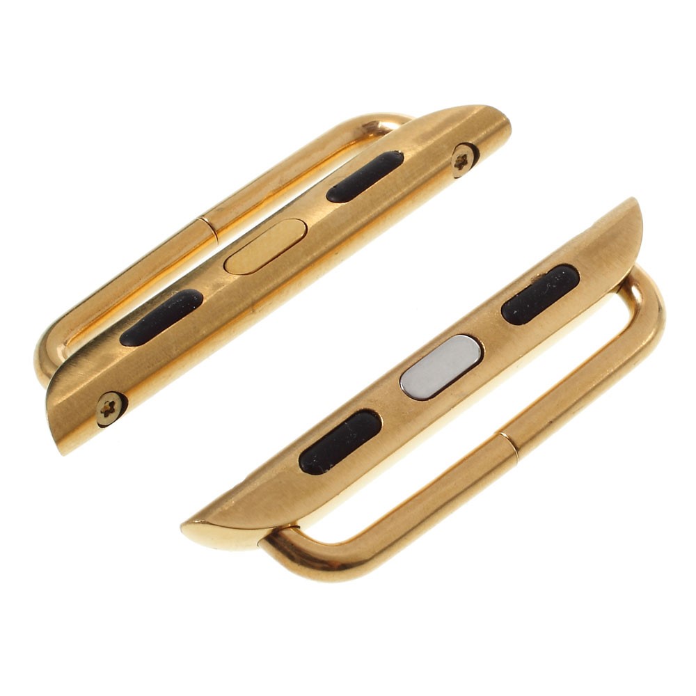 Replacement Metal Band Axle Connector Clasp for Apple Watch Series 3 Series 2 Series 1 42mm - Gold Color-3