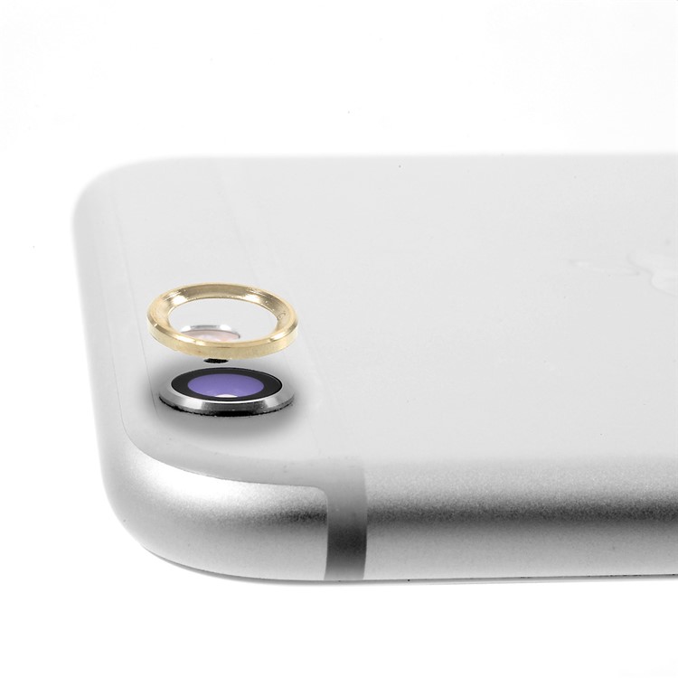 Camera Lens Protective Metal Circle for iPhone 6 Plus 5.5 - Champagne-1