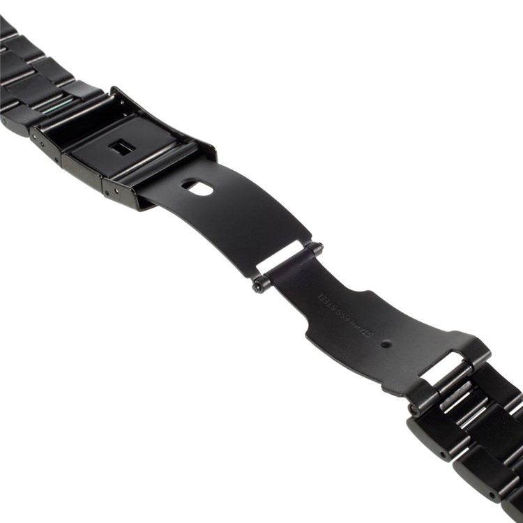 Stainless Steel Classic Buckle Wrist Band for Apple Watch 38mm Series 1 Series 2 Series 3 - Black-6