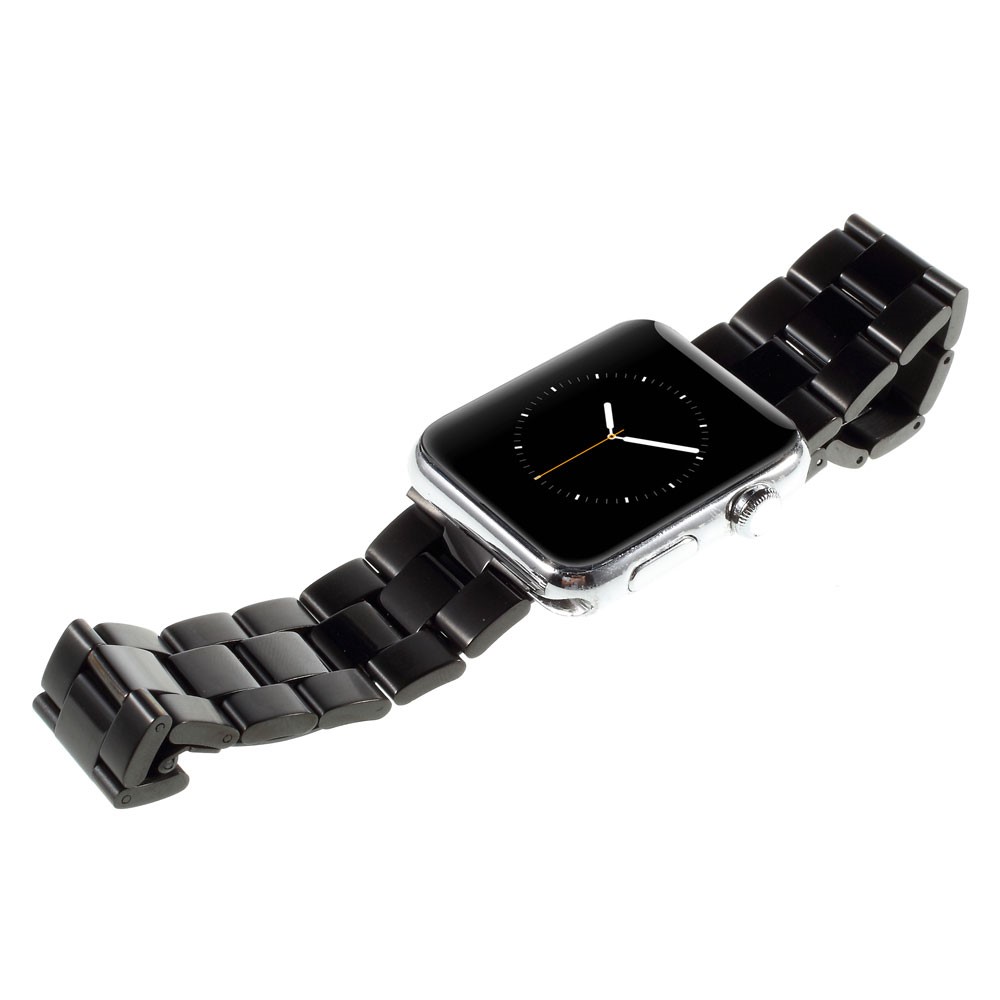 Für Apple Watch 42mm Serie 3 / 2 / 1 Edelstahlarmband Klassische Schnalle - Schwarz-3