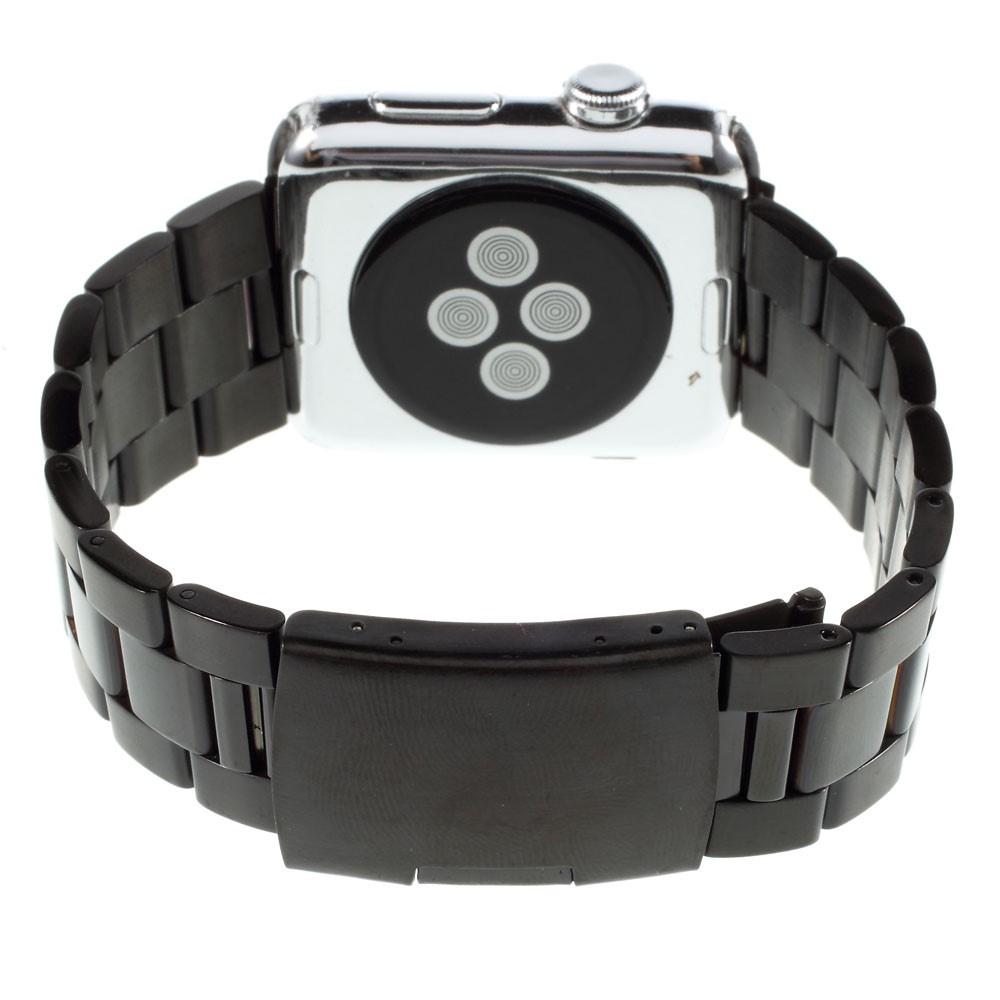 Für Apple Watch 42mm Serie 3 / 2 / 1 Edelstahlarmband Klassische Schnalle - Schwarz-4