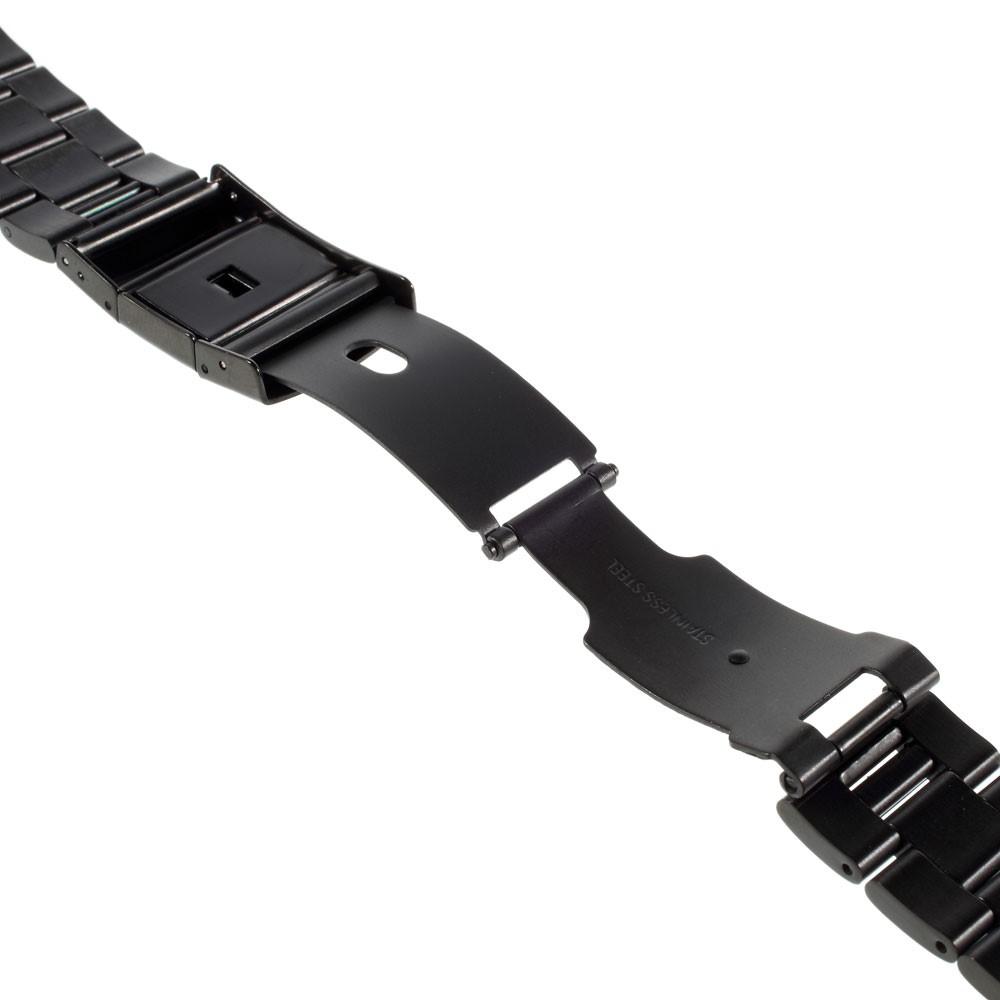 Für Apple Watch 42mm Serie 3 / 2 / 1 Edelstahlarmband Klassische Schnalle - Schwarz-6