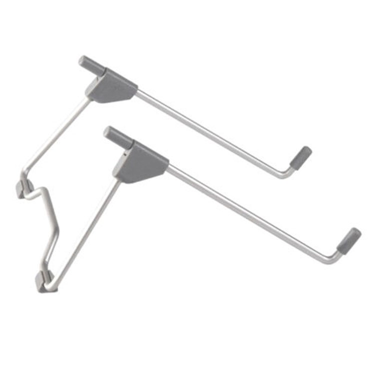 Foldable Adjustable Laptop Stand Computer Radiator Aluminum Alloy Holder Bracket for Tablet Notebook Laptop - Grey-4
