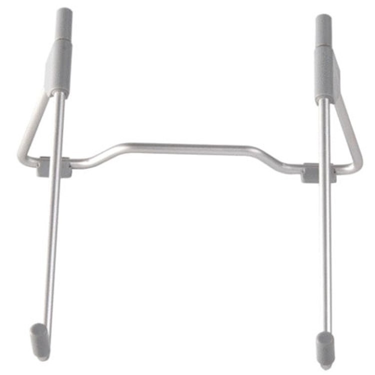 Foldable Adjustable Laptop Stand Computer Radiator Aluminum Alloy Holder Bracket for Tablet Notebook Laptop - Grey-5