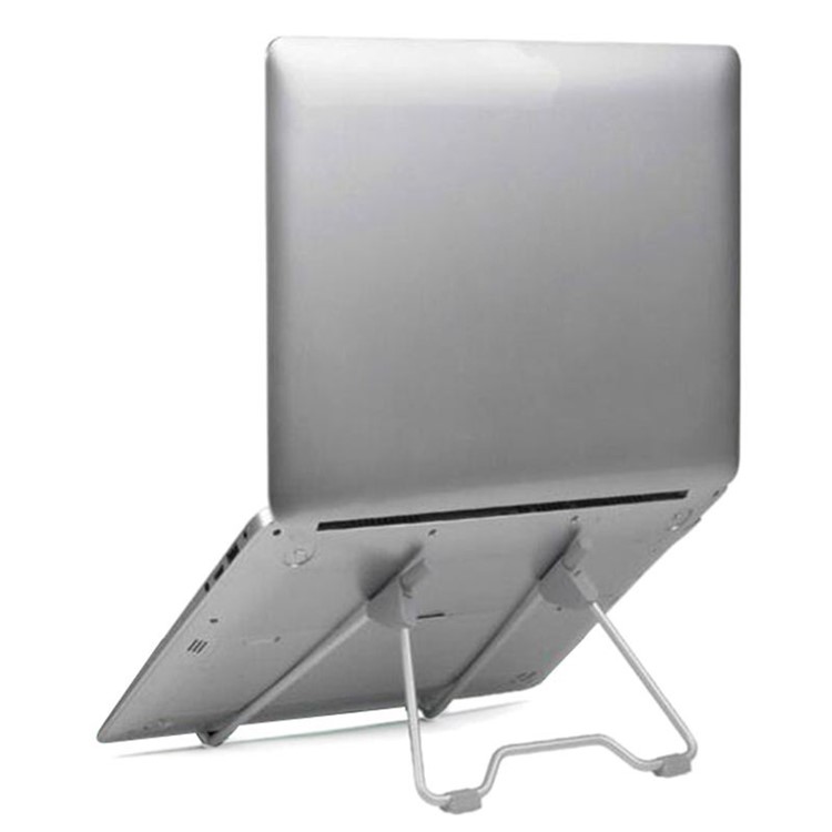 Foldable Adjustable Laptop Stand Computer Radiator Aluminum Alloy Holder Bracket for Tablet Notebook Laptop - Grey-6