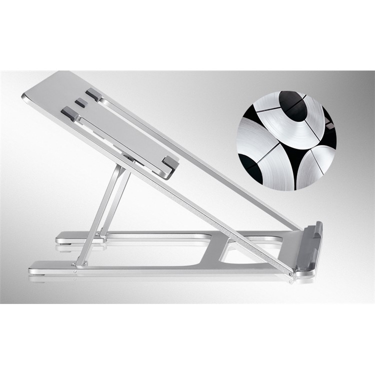 Aluminum Alloy Adjustable Laptop Stand Foldable Cooling Bracket for Laptop/Notebook/iPad-14