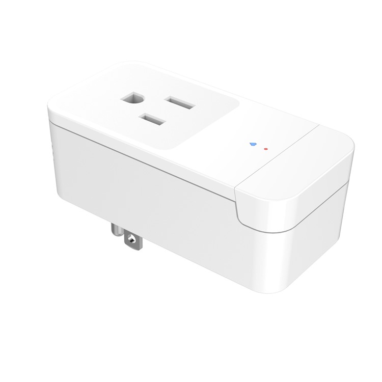 SM01 Remote Control WiFi Smart Power Plug Socket Support Alexa&Google Voice Control - US Plug-2