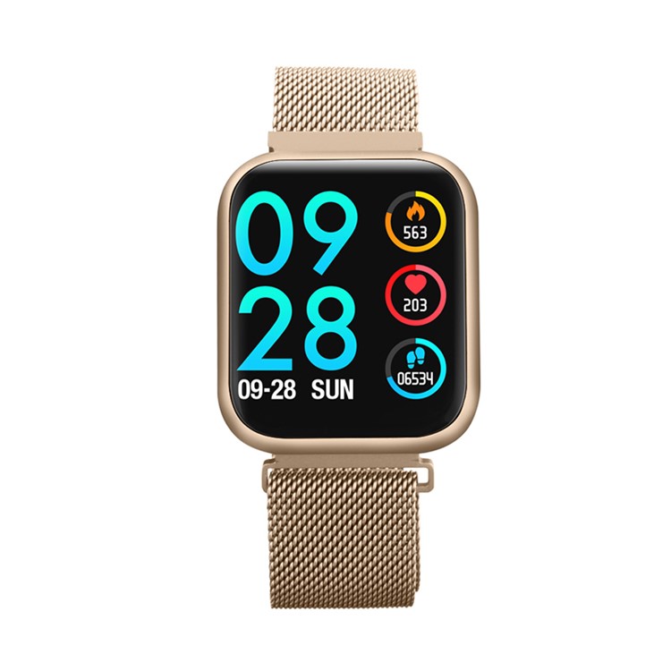 

P80 IP68 Waterproof Sport Sleeping Monitoring Smart Wristband - Gold