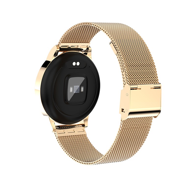 MK07 Smart Watch Bluetooth Health Monitoring Large Screen Touch Sport Smart Watch Band with 1.22-inch Screen - Gold-2