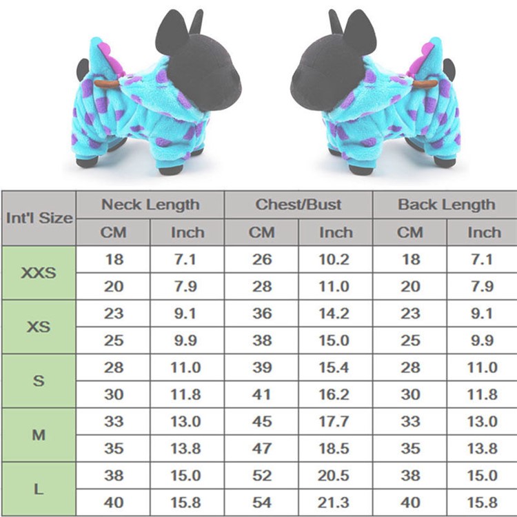 Unisex Pet Winter Clothes Puppy Dog Cat Vest T Shirt Coat Dress Sweater Apparel, Size: XXS-12