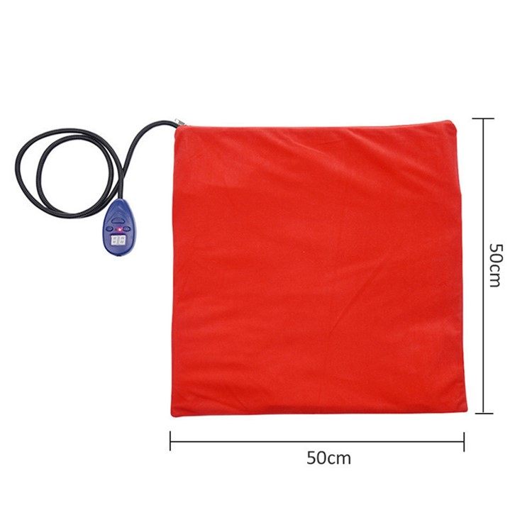 Pet Heating Pad for Dogs Cats Safety Chew Resistant Cord Waterproof Surface - Red / US Plug-7