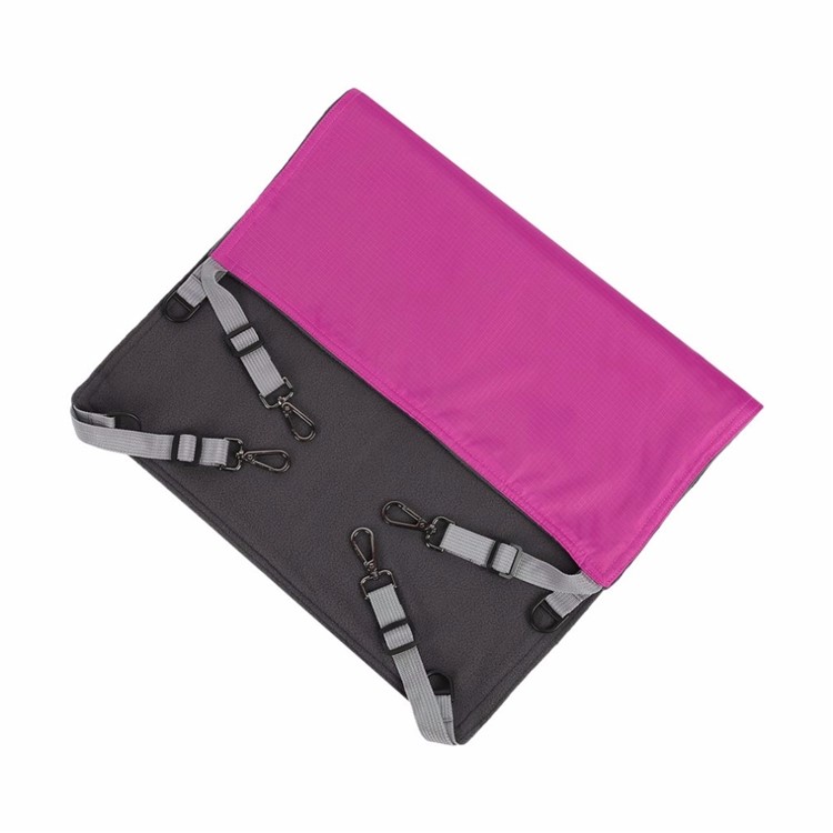 Reversible 2 Sides Pet Cat Cage Hanging Bed Hammock Soft Sleepy Pad Resting Hammock - Rose-6