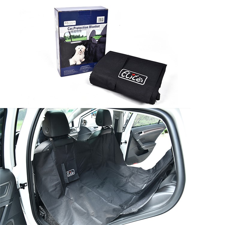 ELITE 600D Oxford Cloth Waterproof Pet Dog Blanket Car Rear Seat Protection Anti-slip Cushion Pad with Zipper-1